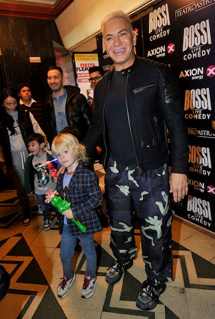 Flavio Mendoza y su hijo Benicio