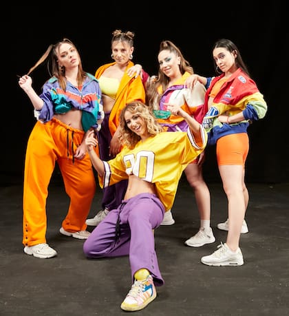 Flor Vigna en el set de "Uy", su primer tema