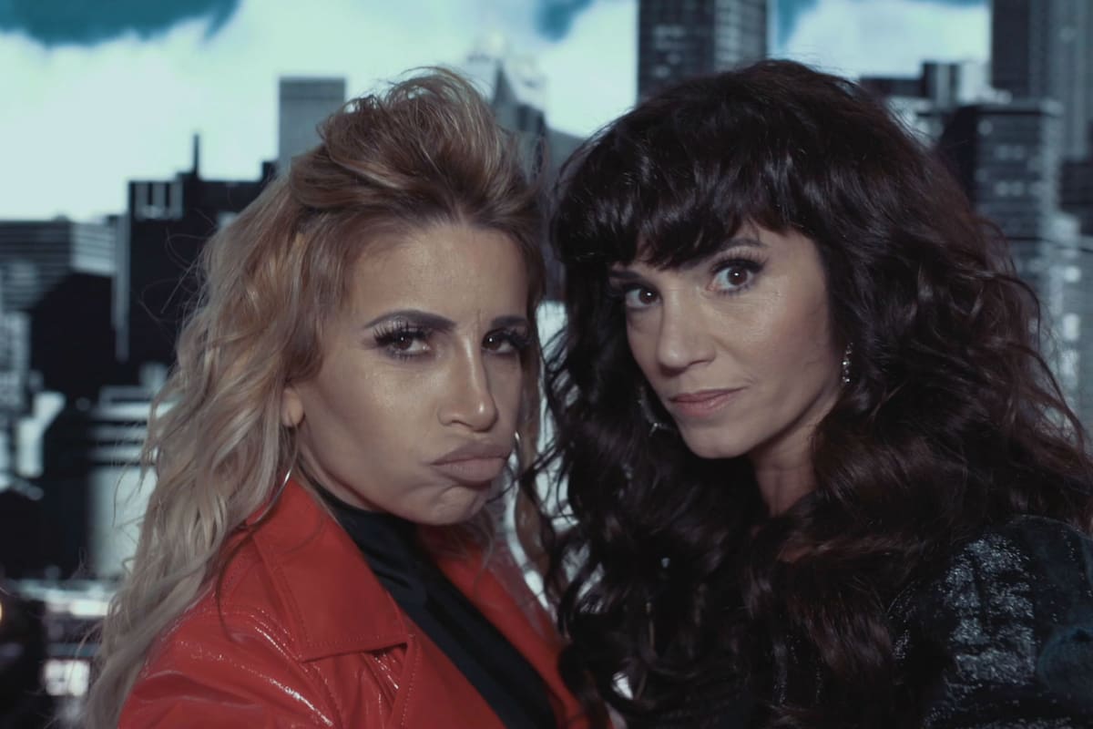 Flor Peña y Griselda Siciliani jugaron a ser las raporteras