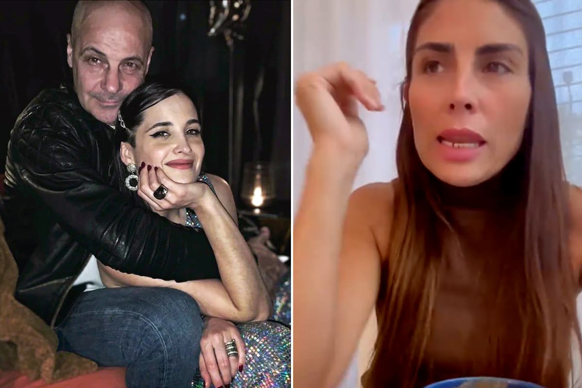 Flor Torrente junto a su papá Rubén Torrente y Natalia Lezcano