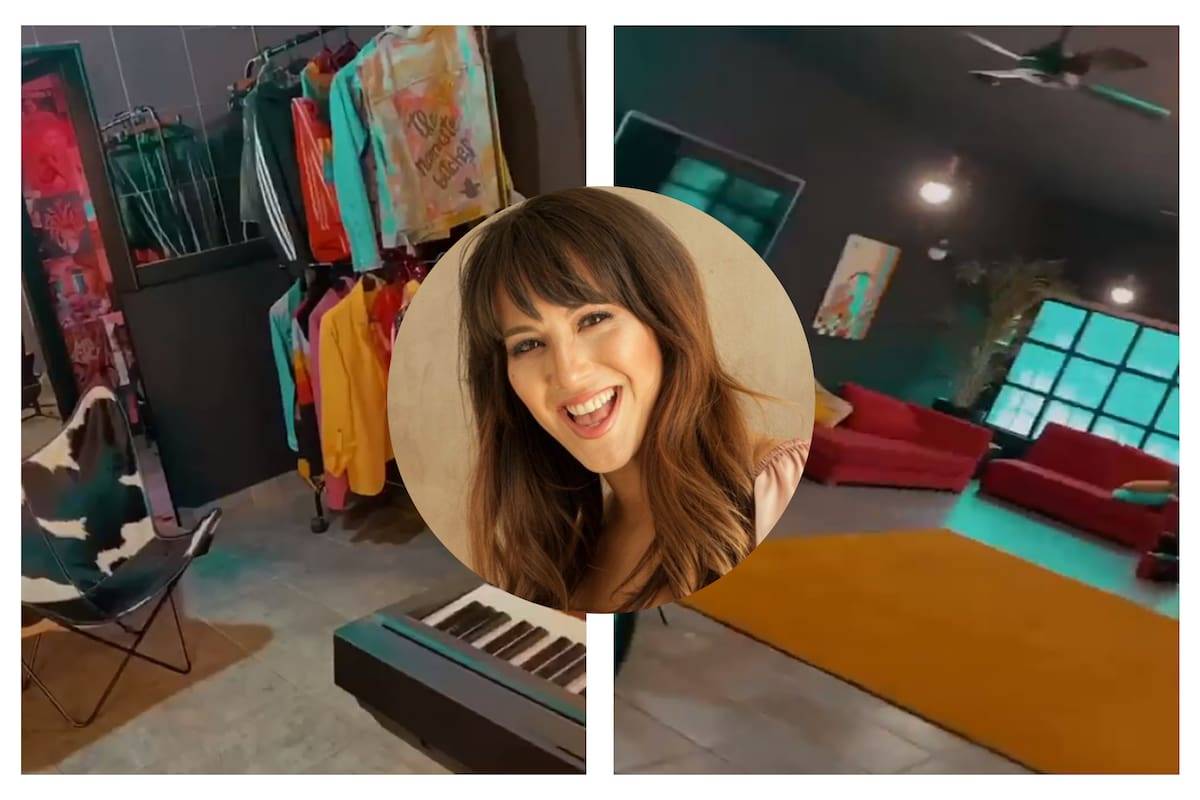 Flor Vigna compartió un video donde mostró su ecléctica decoración