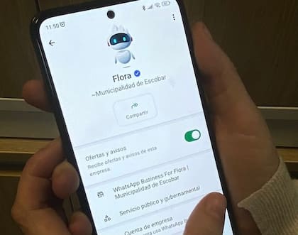 Flora es la asistente virtual de la Municipalidad de Escobar que funciona a través de WhatsApp y fue uno de los desarrollos destacados por el jurado del Seoul Smart City Prize