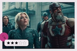 Florence Pugh y David Harbour, en una escena de Thunderbolts