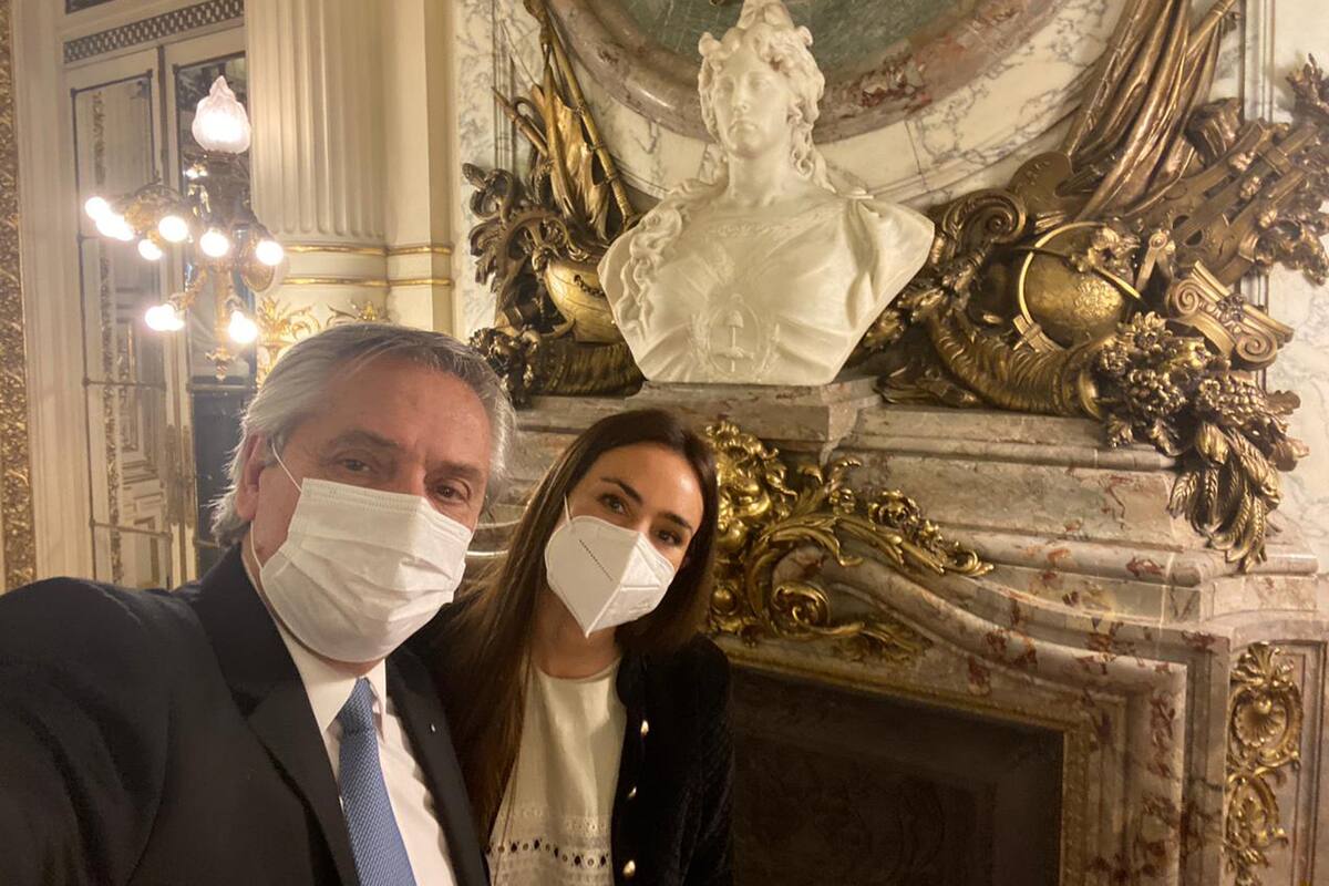 Florencia Aise y Alberto Fernández