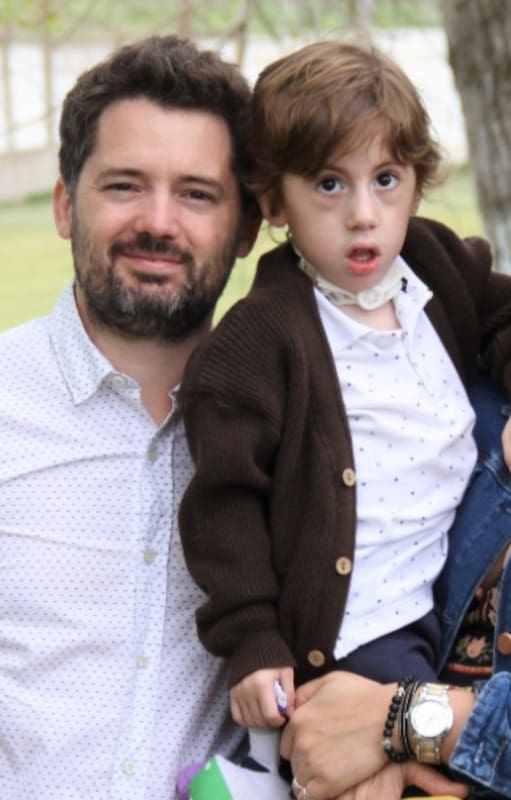 Florencia, Alejandro y Milo tras haber superado los peores años.