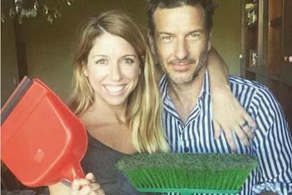 Florencia Bertotti junto a Federico Amador