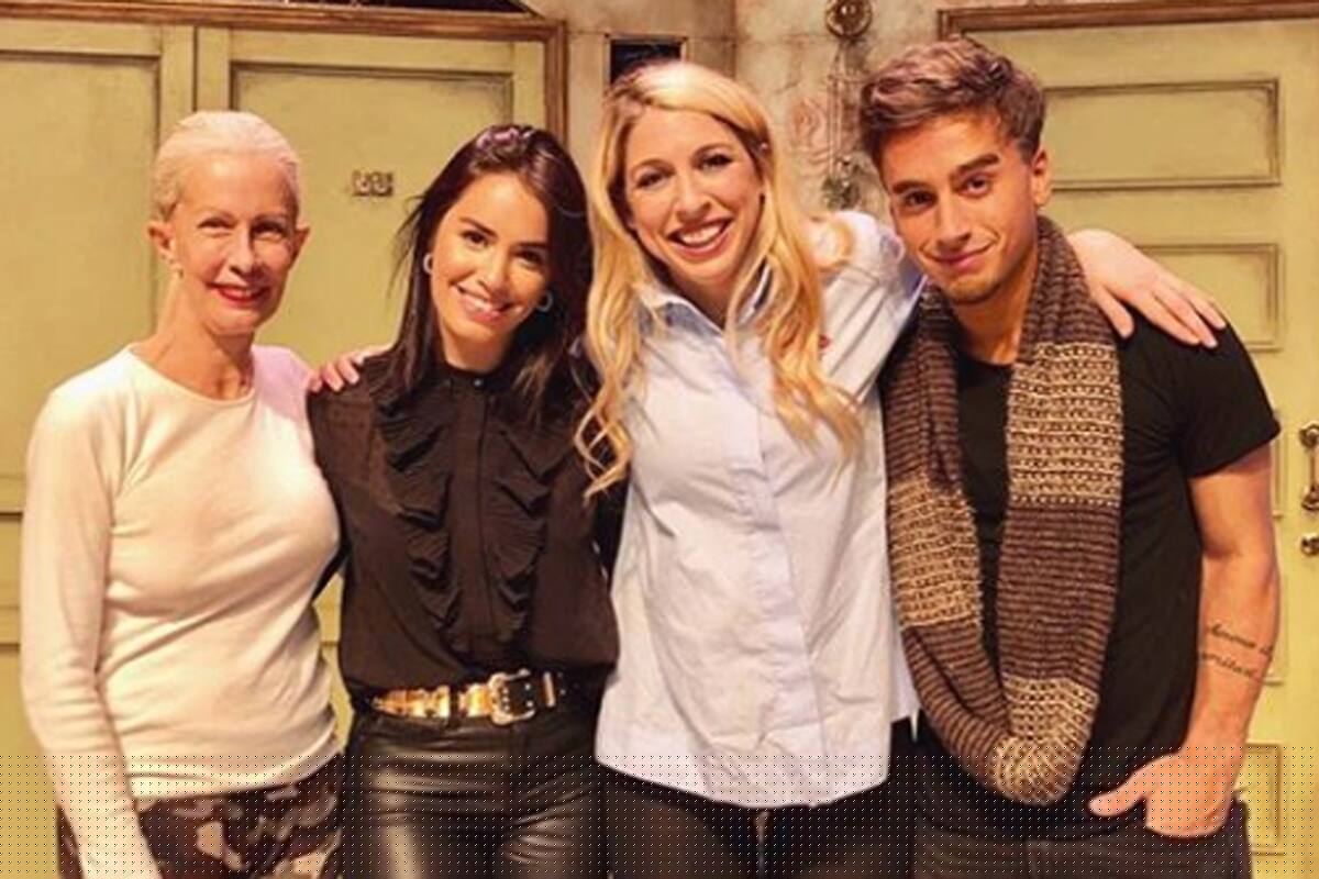 Florencia Bertotti, Lali y Stefano De Gregorio, juntos de nuevo.