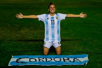 Florencia Bonsegundo, jugadora de la selección argentina