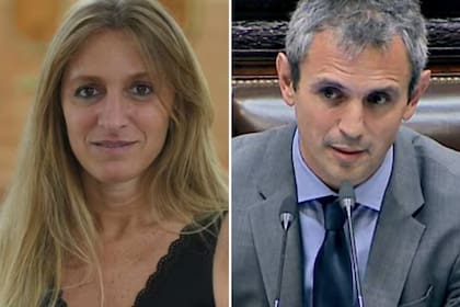 Florencia Carignano y Martín Menem