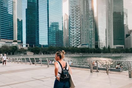 Florencia González Bonorino tiene 32 años y vive en Singapur desde noviembre de 2018