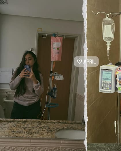 Florencia, hija de Lucas Sugo, en pleno tratamiento oncológico