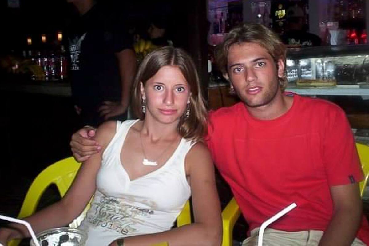 Florencia junto a su hermano Rodrigo