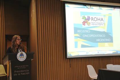 Florencia Moreno, del Instituto Nacional del Cáncer, presentó ayer el nuevo informe del ROHA 2000-2017