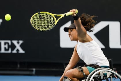 Florencia Moreno fue la primer tenista argentina de tenis adaptado en participar de un Grand Slam. Abierto de Australia 2023