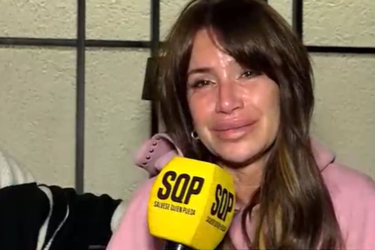 Florencia Peña rompió en llanto al referirse a la familia Messi (Foto: Captura TV)