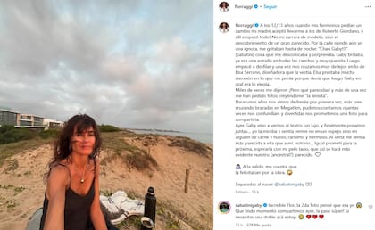 Florencia Raggi y su posteo emotivo relacionado a su parentesco con Gabriela Sabatini
