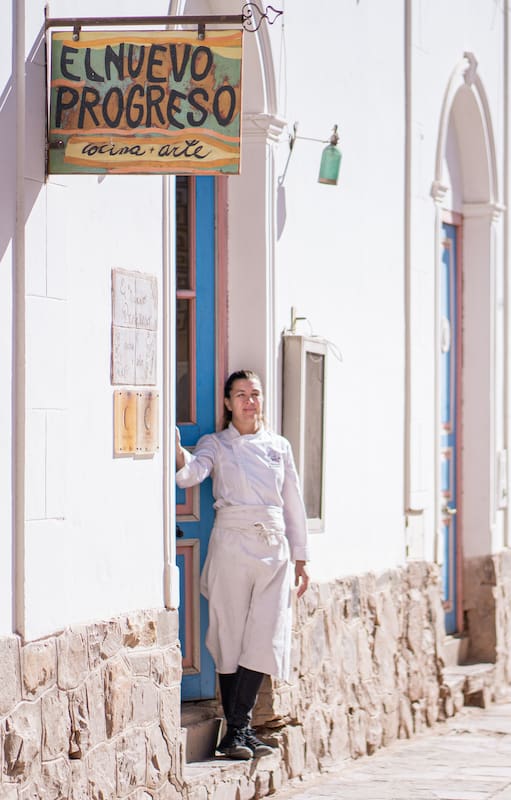 Florencia Rodríguez en El Nuevo Progreso, en Tilcara, Jujuy.