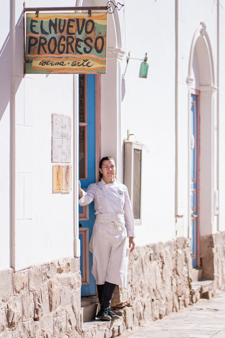 Florencia Rodríguez en El Nuevo Progreso, en Tilcara, Jujuy.
