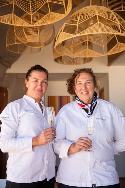 Florencia Rodríguez y Patricia Courtois. Ambas fueron distinguidas con el premio Baron B.