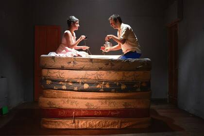 Florencia Sartelli y Leonardo Volpedo