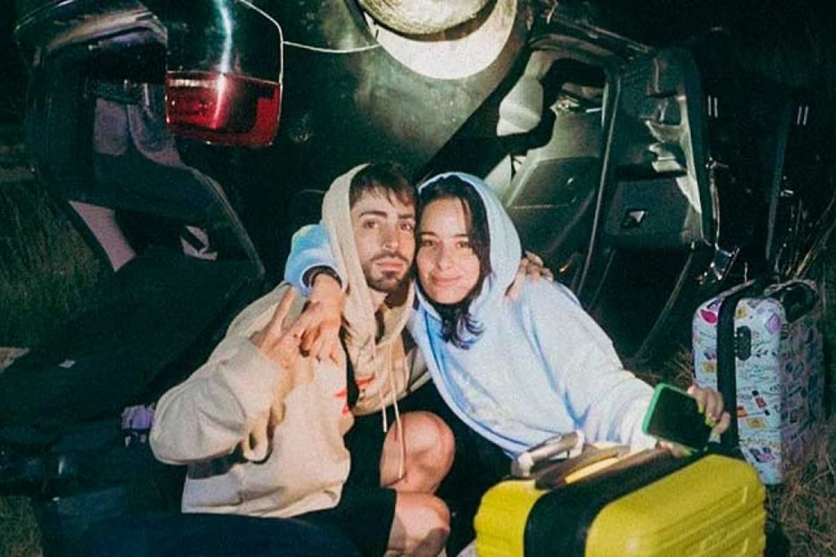 Florencia volcó con su auto rumbo a Pinamar y se salvó de milagro (Fuente: Instagram/ @florjazminpe)