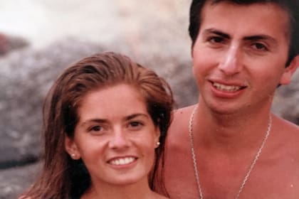 Florencia y Mariano, un tiempo antes de partir a Paraguay.