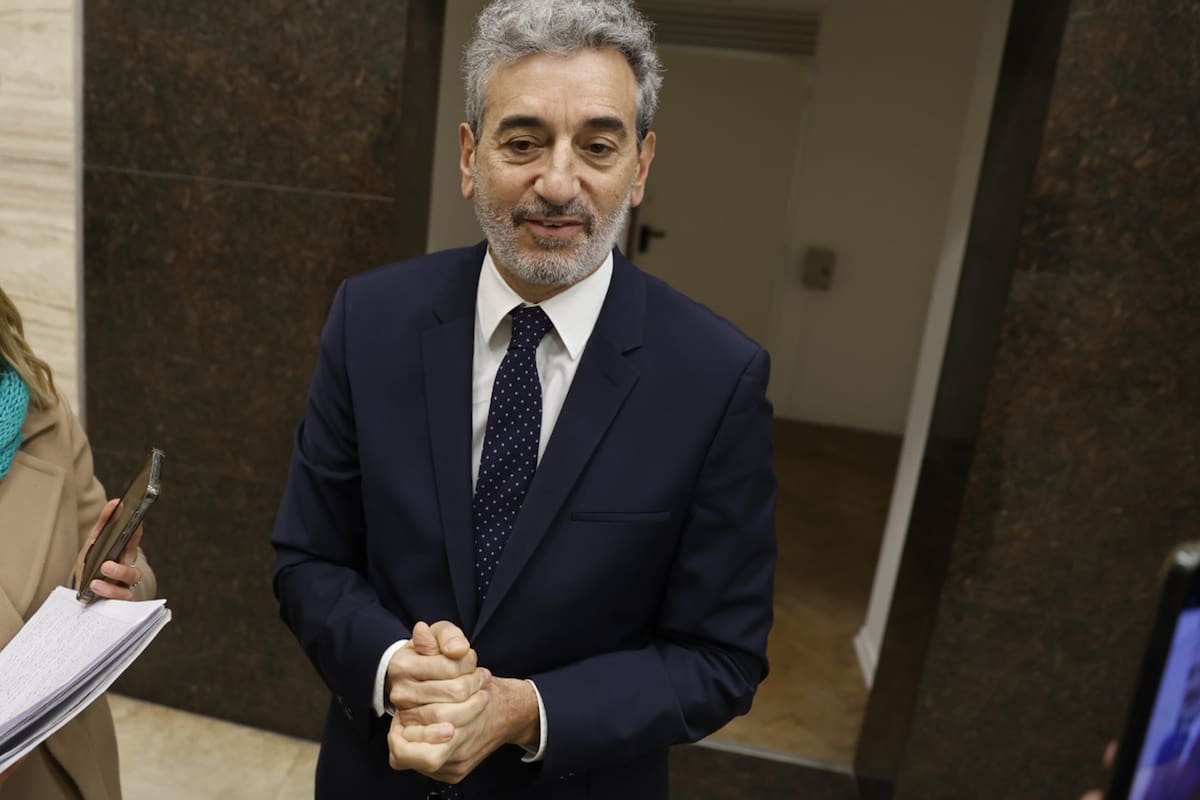 Florencio Randazzo al llegar a los tribunales de Comodoro Py para declarar en la Causa Cuadernos