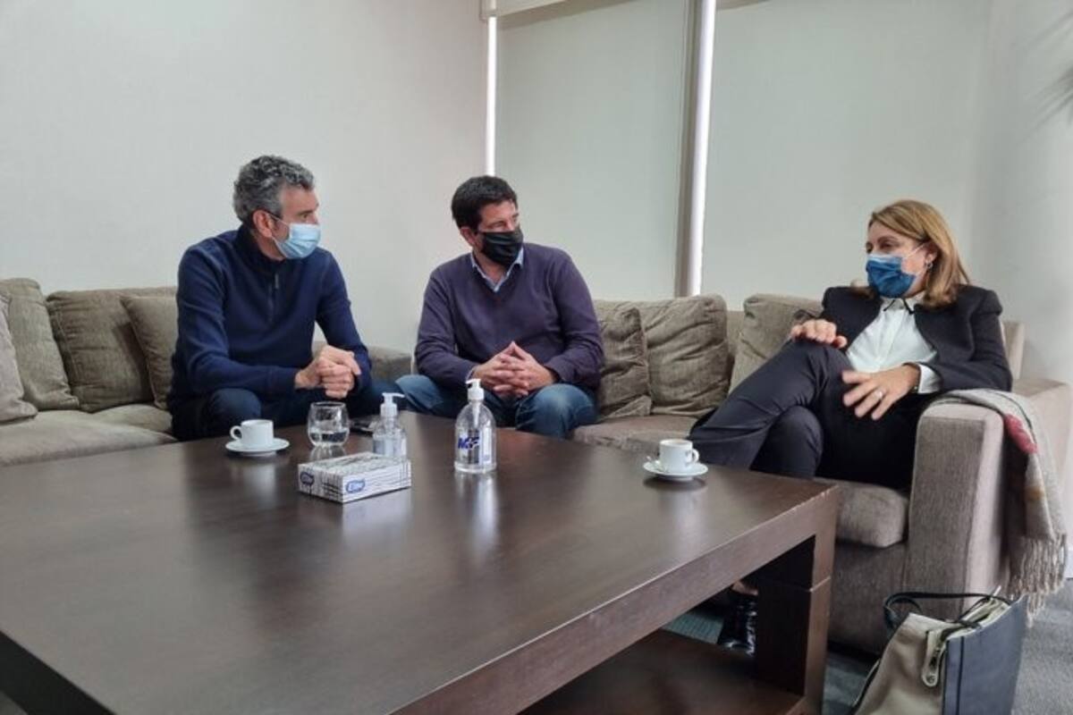 Florencio Randazzo, con Mónica Fein y Jorge Illa (socialismo bonaerense)