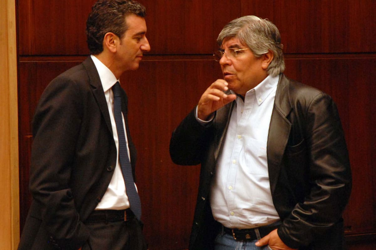 Florencio Randazzo y Hugo Moyano