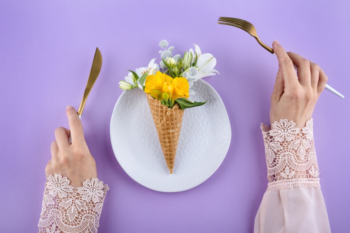 Flores comestibles (Foto: Freepik)