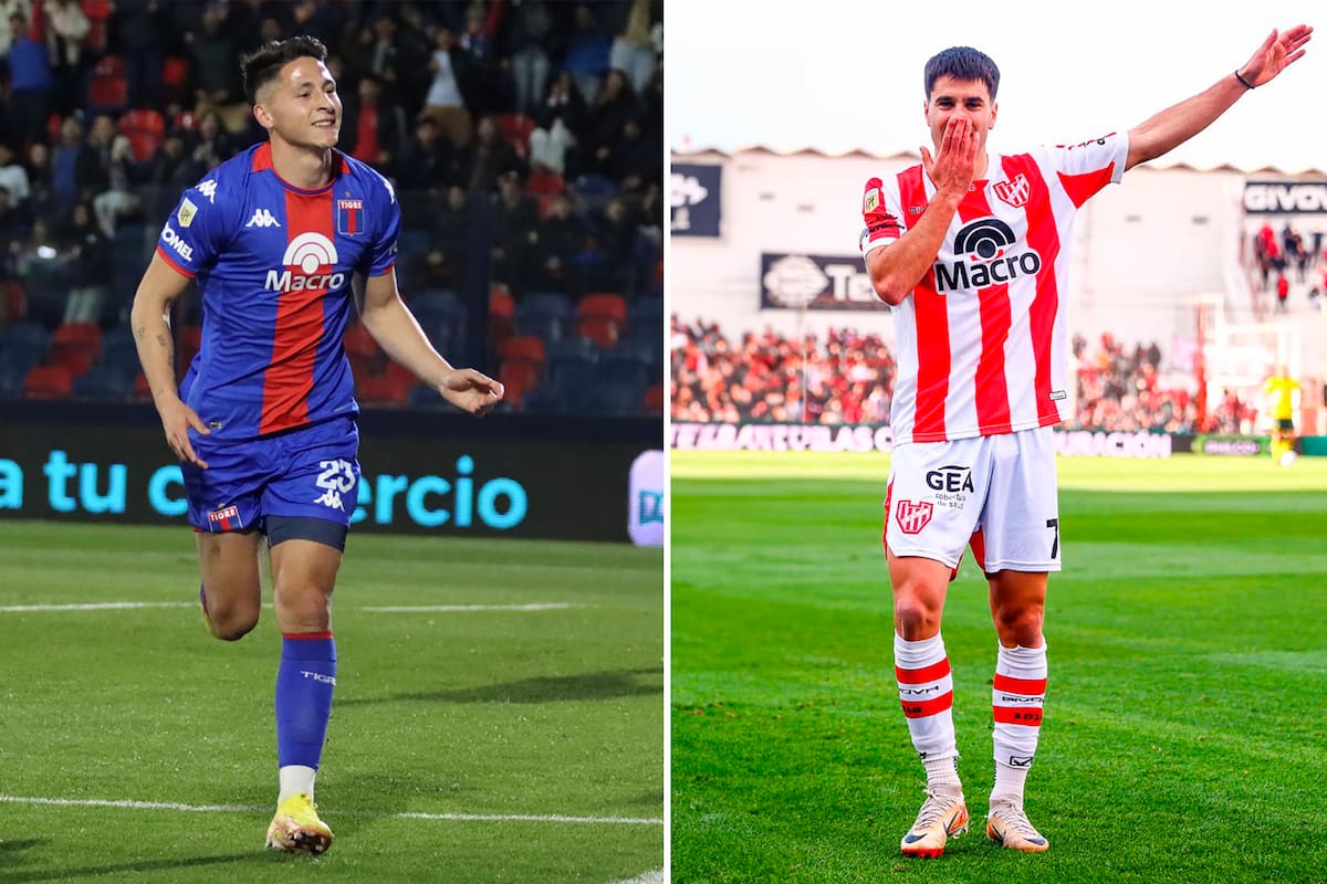 Florián Monzón hizo tres goles para Tigre en el 5-1 contra Unión y Gregorio Rodríguez convirtió para Instituto en el 4-1 sobre Defensa y Justicia, en un sábado movido en la Liga Profesional.