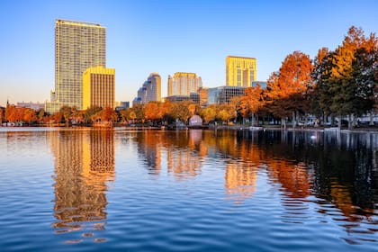 Florida es un estado de EE.UU. en el que predomina el clima cálido; en la foto, la ciudad de Orlando