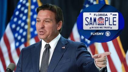 Florida lanza matrículas en homenaje a los 250 años de independencia de Estados Unidos