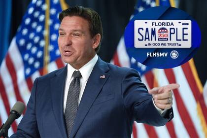 Florida lanza matrículas en homenaje a los 250 años de independencia de Estados Unidos