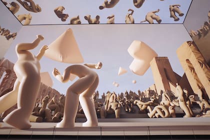 Flow, una de las las muestras actuales con gigantes animados