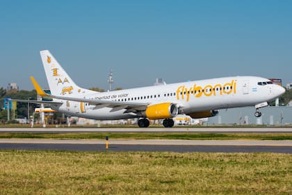 Flybondi el miércoles solo realizó un vuelo desde Aeroparque y dos desde el aeropuerto internacional de Ezeiza