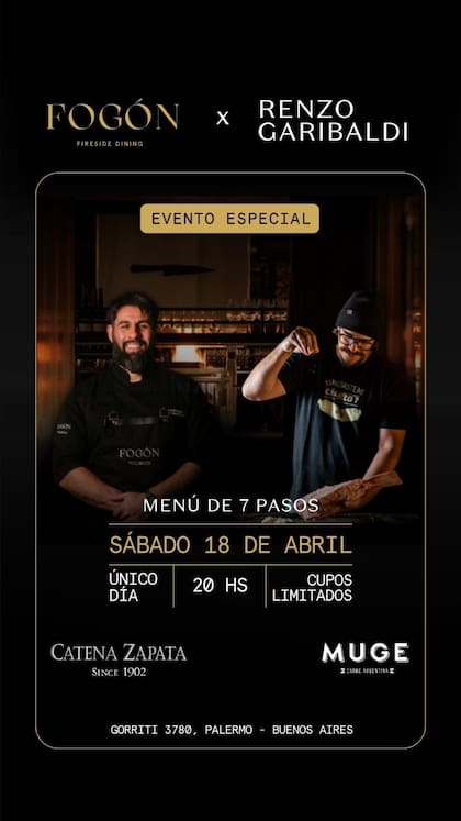 Fogón Asado recibe a Renzo Garibaldi de Osso Gentileza