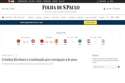 Folha de San Pablo, Brasil