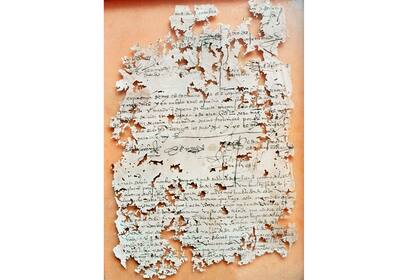 Folio del acta fundacional de la ciudad de Santa Fe, de 1573