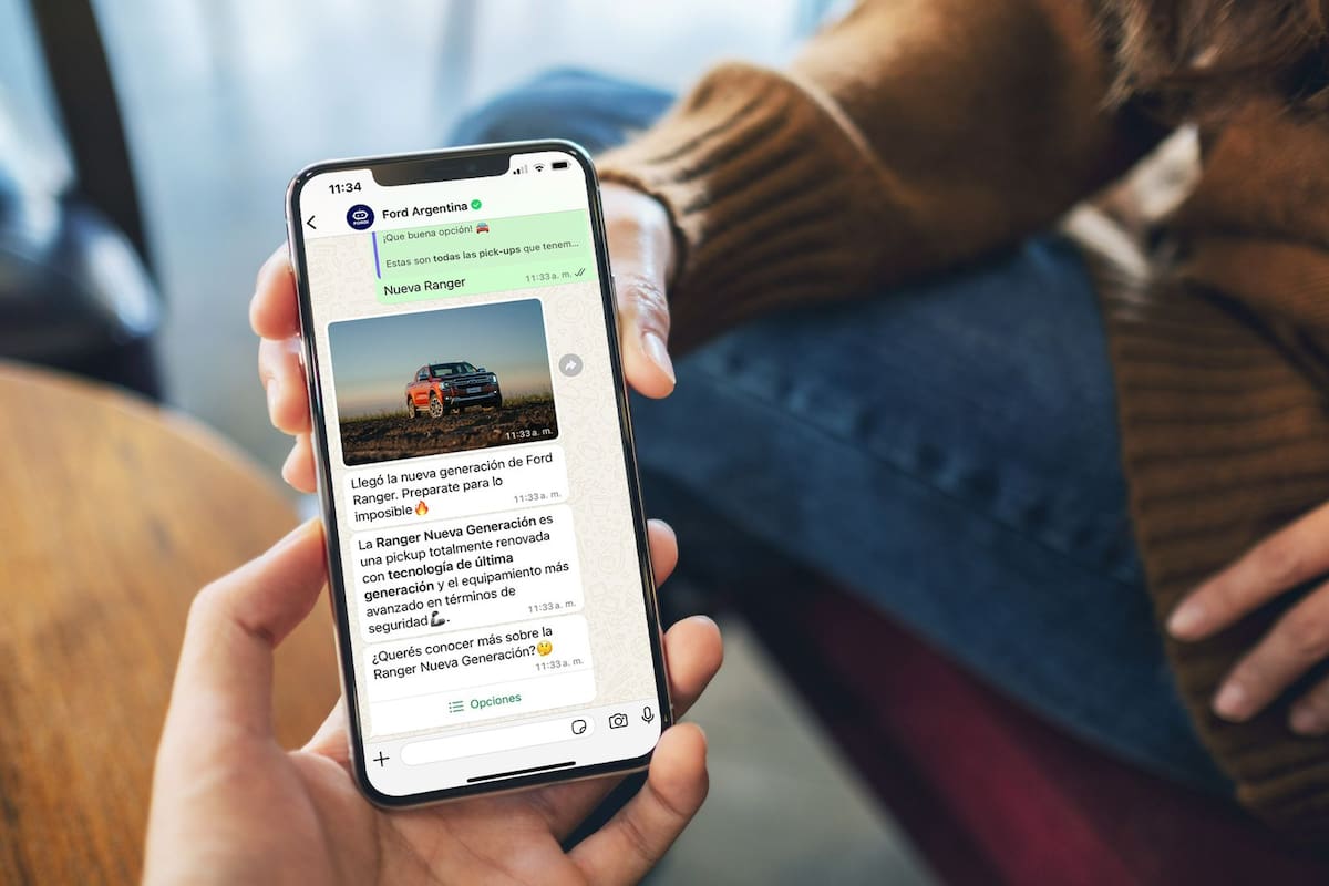 Ford Argentina trabaja con WhatsApp como canal de comunicación desde hace cuatro años