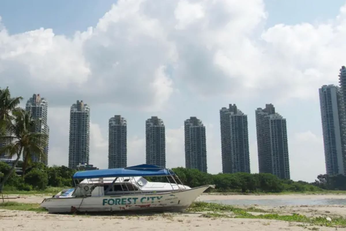 Forest City; Malasia; Singapur;