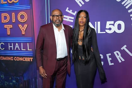 Forest Whitaker y su hija True Whitaker, una de las protagonistas de la serie I Love LA