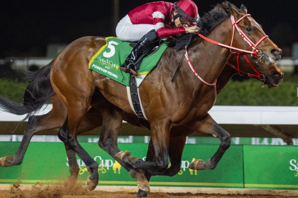 Forever Young resurgió en el final y le sacó el triunfo a Romantic Warrior a pasos del disco de la Saudi Cup; ganó la paciencia japonesa
