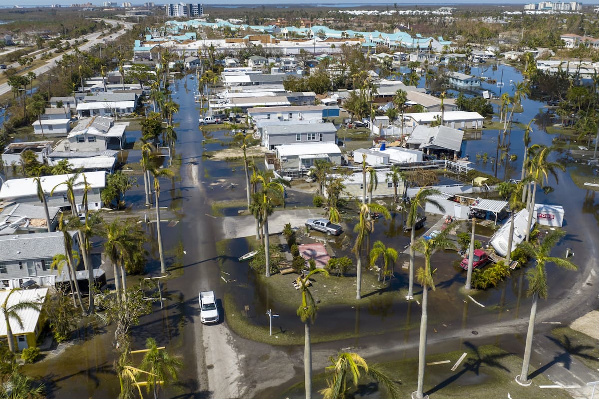 Fort Myers, Florida, fue de las zonas más afectadas por el huracán Ian; ahora se espera el recuento de daños por Nicole en otras partes de la entidad (Archivo)