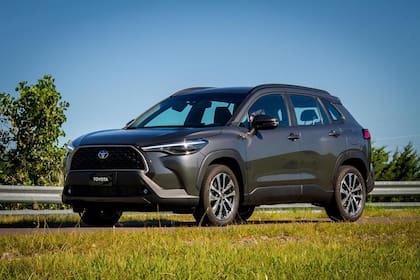 Fortaleza. Todo el diseño del flamante Toyota Corolla Cross apunta a transmitir la robustez que les da fama a los productos de la marca japonesa