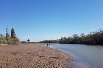 Las playas del Río Colorado