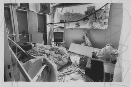 Foto de archivo del ataque a la embajada de Israel en 1992