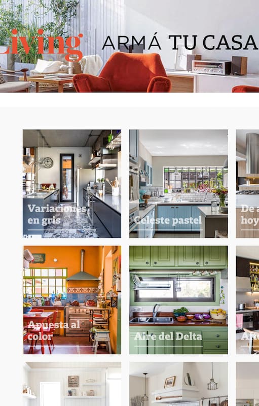 Armá Tu Casa. El buscador de fotos por ambiente de Living con información práctica para tus proyectos deco.