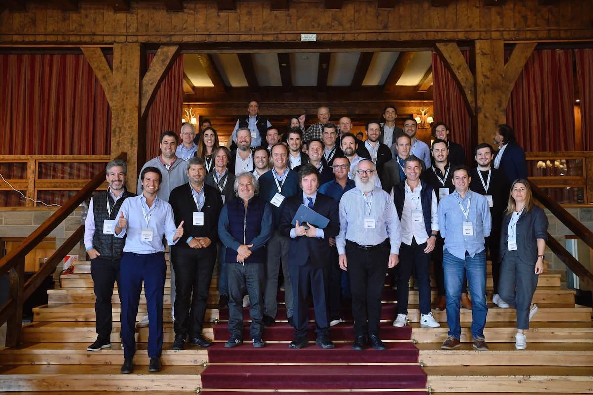 Foto de la edición 2024 del Foro Llao Llao, cuando asistió el presidente, Javier Milei.