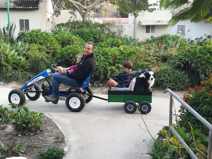 Foto de Ohad, Yaël y Eitan
